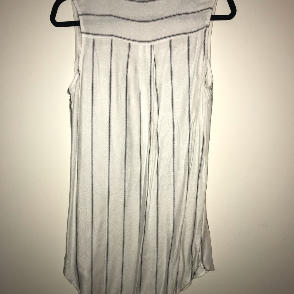 Striped button up dress